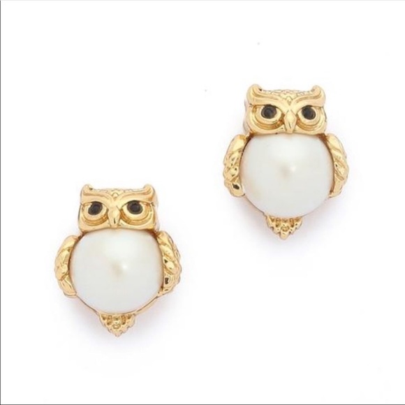 kate spade Jewelry - NWOT’S kate Spade Into The Woods Owl Studs